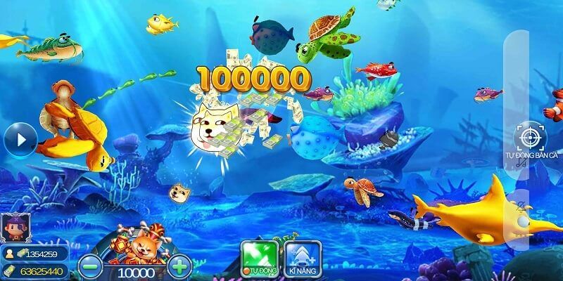 Vũ khí tối tân trong game Bắn Cá Đại Dương 
